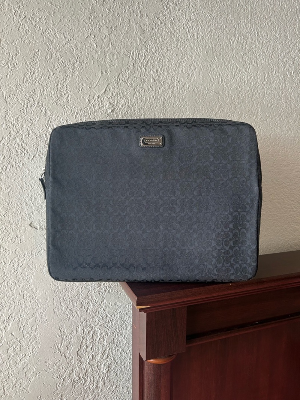 Coach Signature laptop case